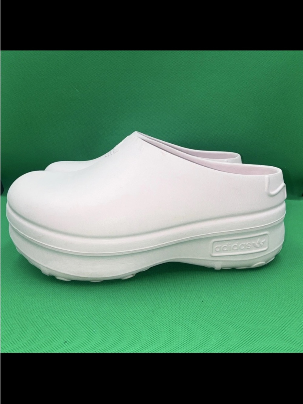 Clear/bliss pink Stan smith mule clogs Adidas